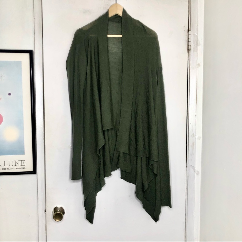 Rick Owens • Asymmetrical Cardigan “Cyclops S/S 16